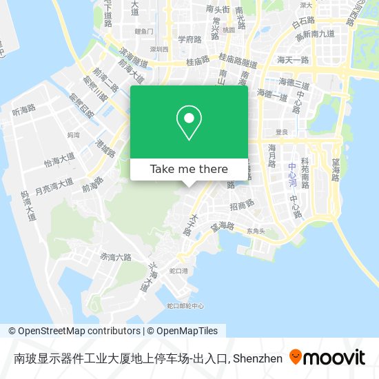 南玻显示器件工业大厦地上停车场-出入口 map