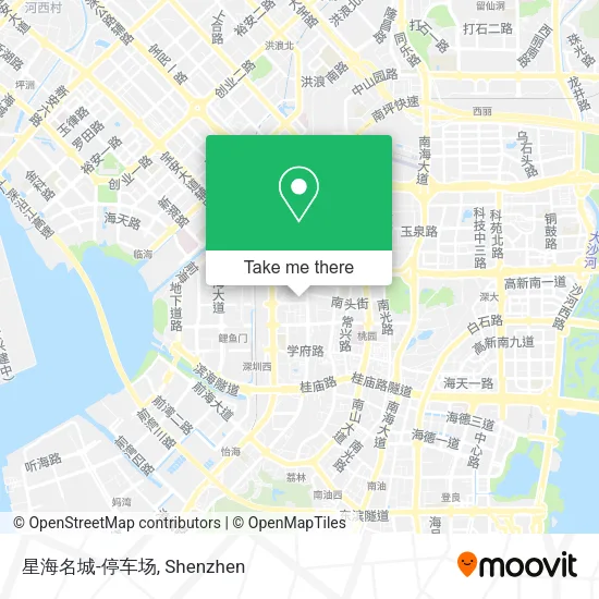 星海名城-停车场 map