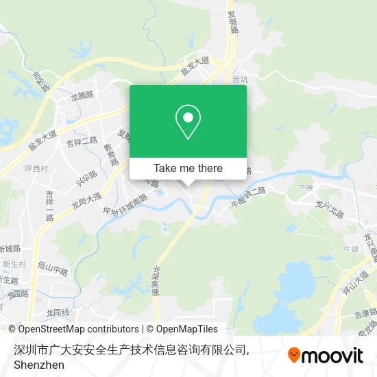 深圳市广大安安全生产技术信息咨询有限公司 map