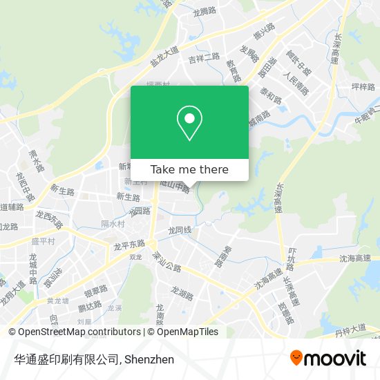 华通盛印刷有限公司 map