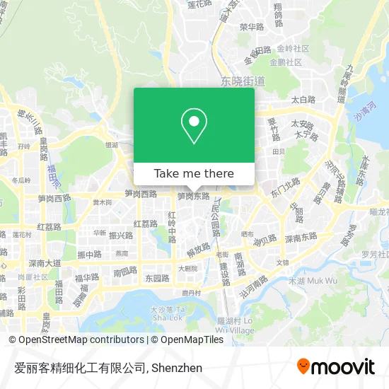 爱丽客精细化工有限公司 map