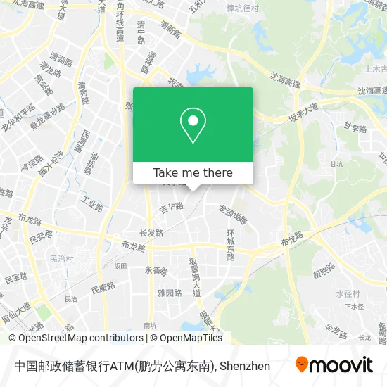 中国邮政储蓄银行ATM(鹏劳公寓东南) map