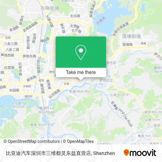 比亚迪汽车深圳市三维都灵东益直营店 map