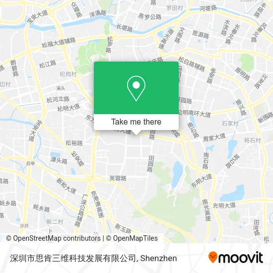 深圳市思肯三维科技发展有限公司 map