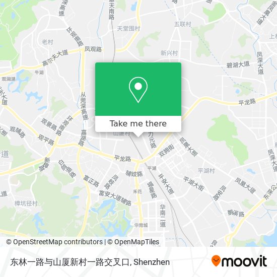 东林一路与山厦新村一路交叉口 map