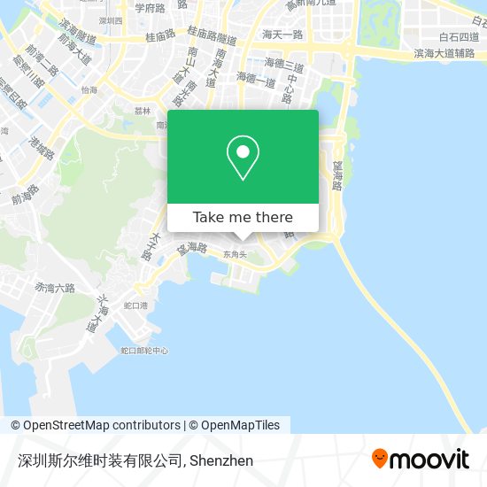 深圳斯尔维时装有限公司 map