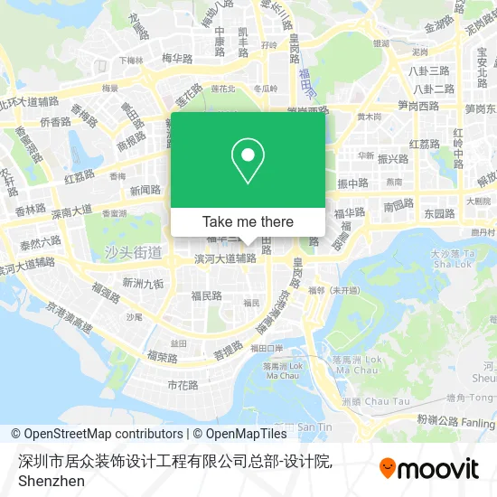 深圳市居众装饰设计工程有限公司总部-设计院 map