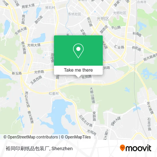 裕同印刷纸品包装厂 map