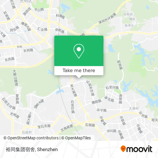 裕同集团宿舍 map