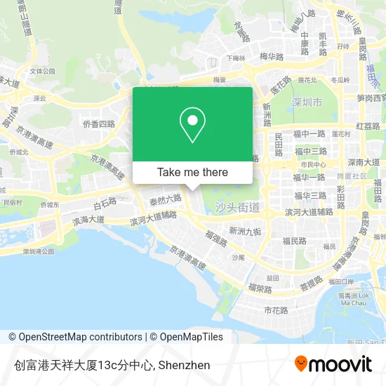 创富港天祥大厦13c分中心 map