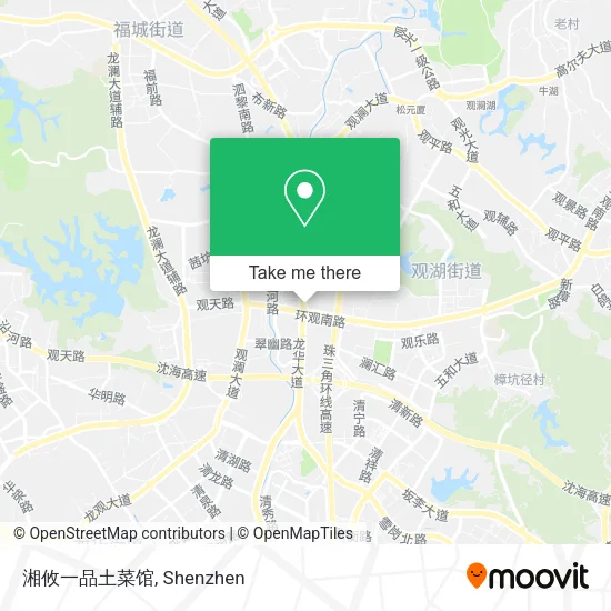 湘攸一品土菜馆 map