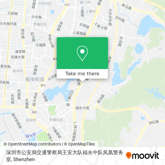 深圳市公安局交通警察局王安大队福永中队凤凰警务室 map