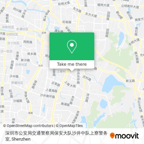 深圳市公安局交通警察局保安大队沙井中队上寮警务室 map
