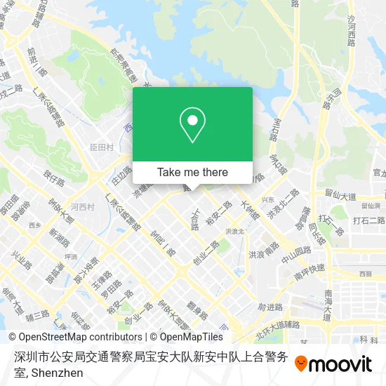 深圳市公安局交通警察局宝安大队新安中队上合警务室 map
