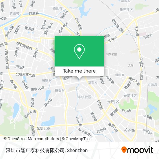 深圳市隆广泰科技有限公司 map