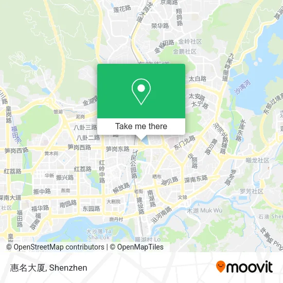 惠名大厦 map