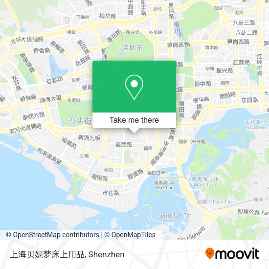 上海贝妮梦床上用品 map