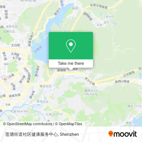 莲塘街道社区健康服务中心 map