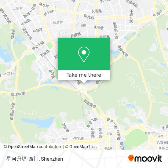 星河丹堤-西门 map
