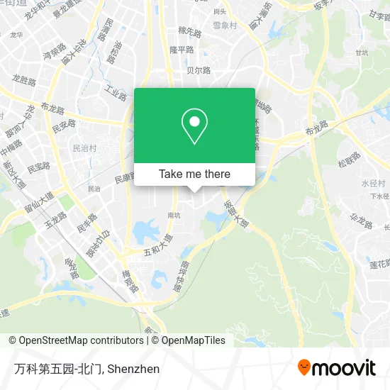 万科第五园-北门 map