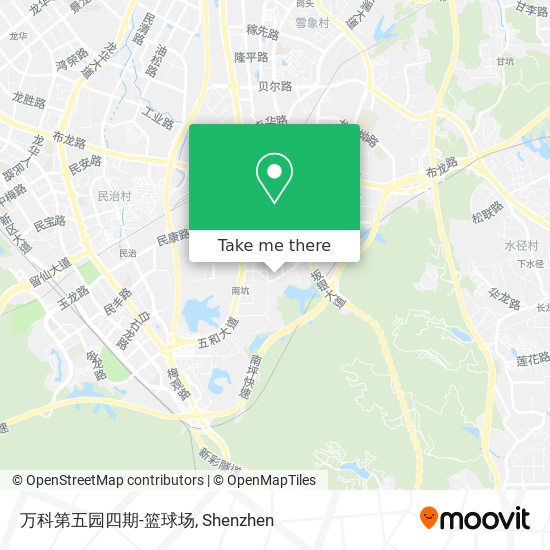 万科第五园四期-篮球场 map