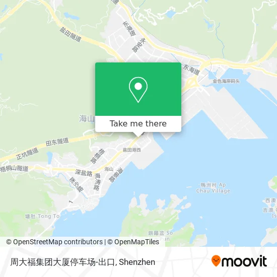 周大福集团大厦停车场-出口 map