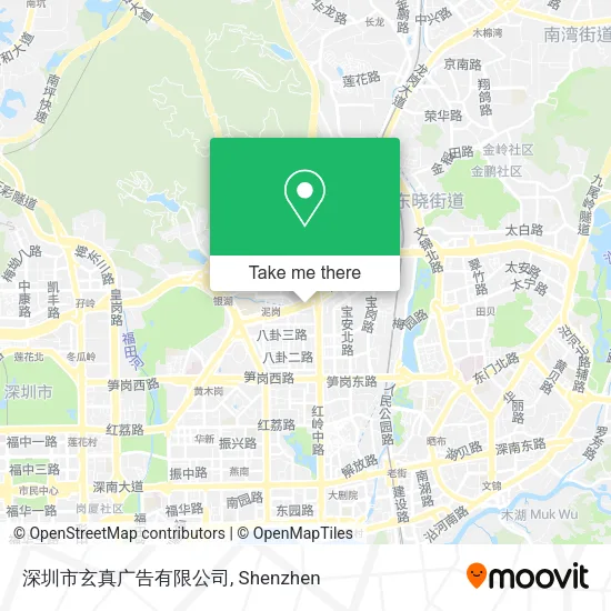深圳市玄真广告有限公司 map