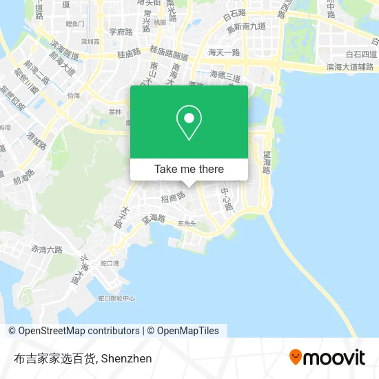 布吉家家选百货 map