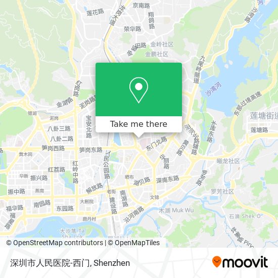 深圳市人民医院-西门 map