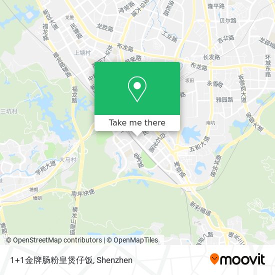 1+1金牌肠粉皇煲仔饭 map