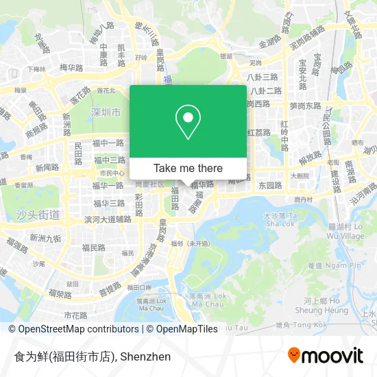 食为鲜(福田街市店) map