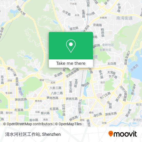 清水河社区工作站 map