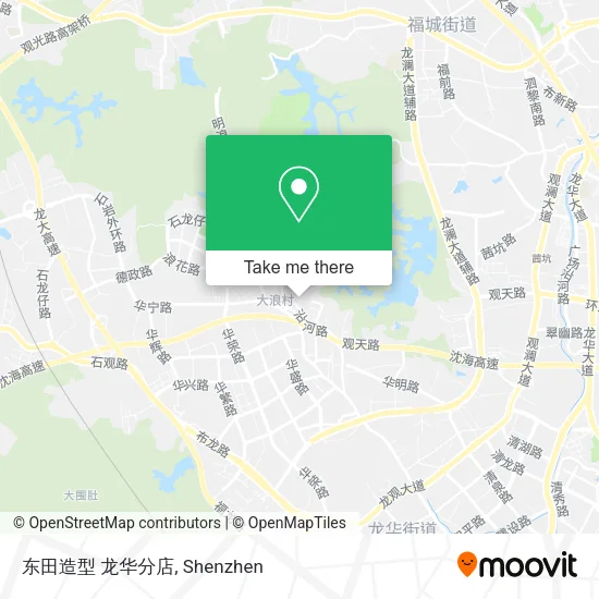 东田造型  龙华分店 map