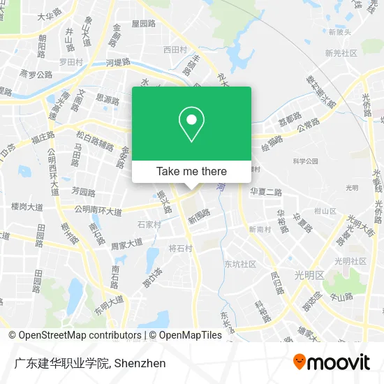 广东建华职业学院 map