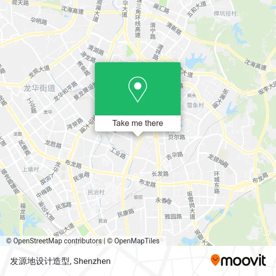 发源地设计造型 map