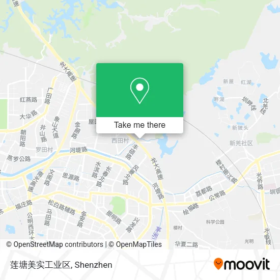 莲塘美实工业区 map