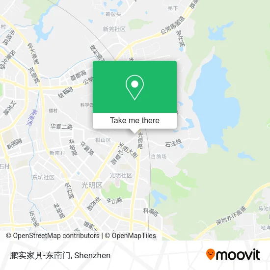 鹏实家具-东南门 map
