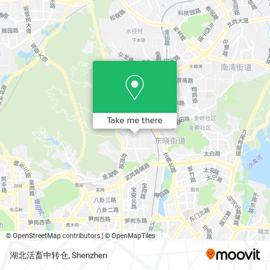 湖北活畜中转仓 map