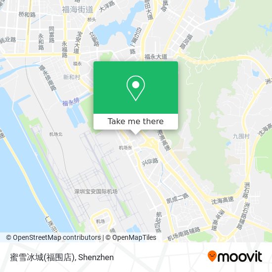 蜜雪冰城(福围店) map