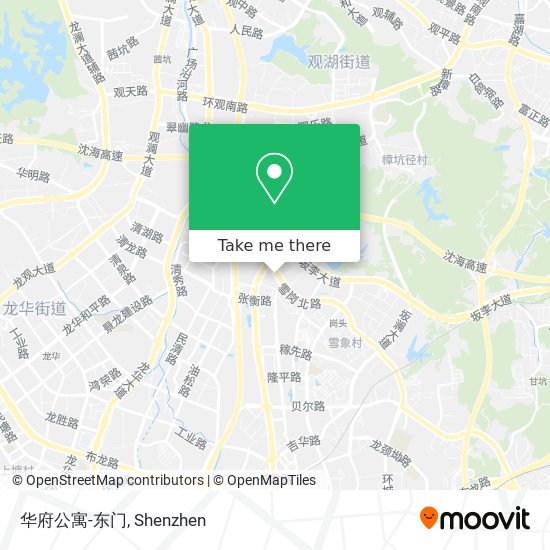 华府公寓-东门 map