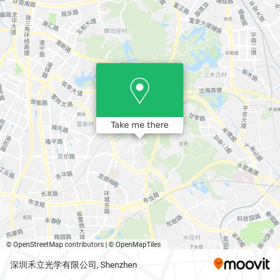 深圳禾立光学有限公司 map