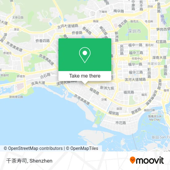 千茶寿司 map