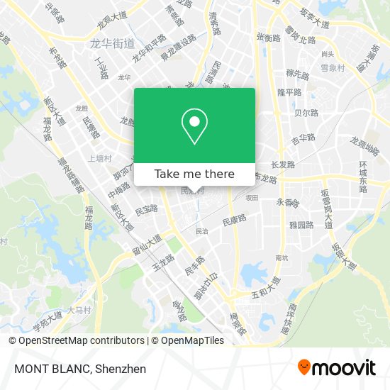 MONT BLANC map