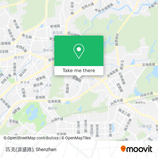 匹克(源盛路) map