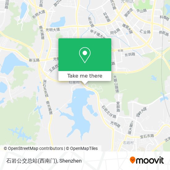 石岩公交总站(西南门) map
