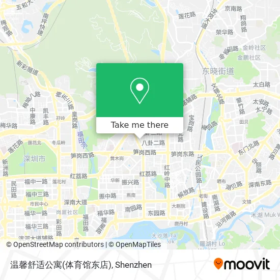 温馨舒适公寓(体育馆东店) map