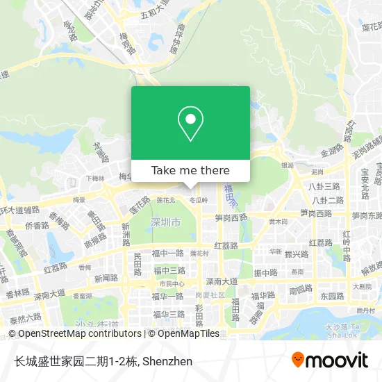 长城盛世家园二期1-2栋 map