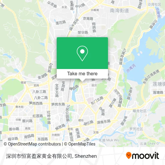 深圳市恒富盈家黄金有限公司 map