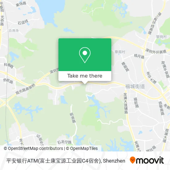 平安银行ATM(富士康宝源工业园C4宿舍) map