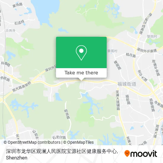 深圳市龙华区观澜人民医院宝源社区健康服务中心 map